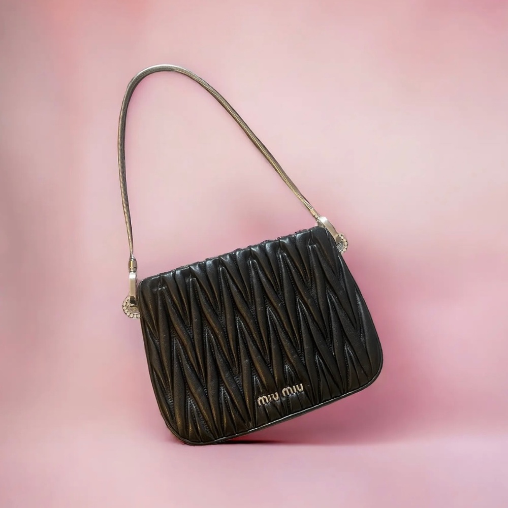 Miu Miu MATELASSÉ LEATHER HANDBAG